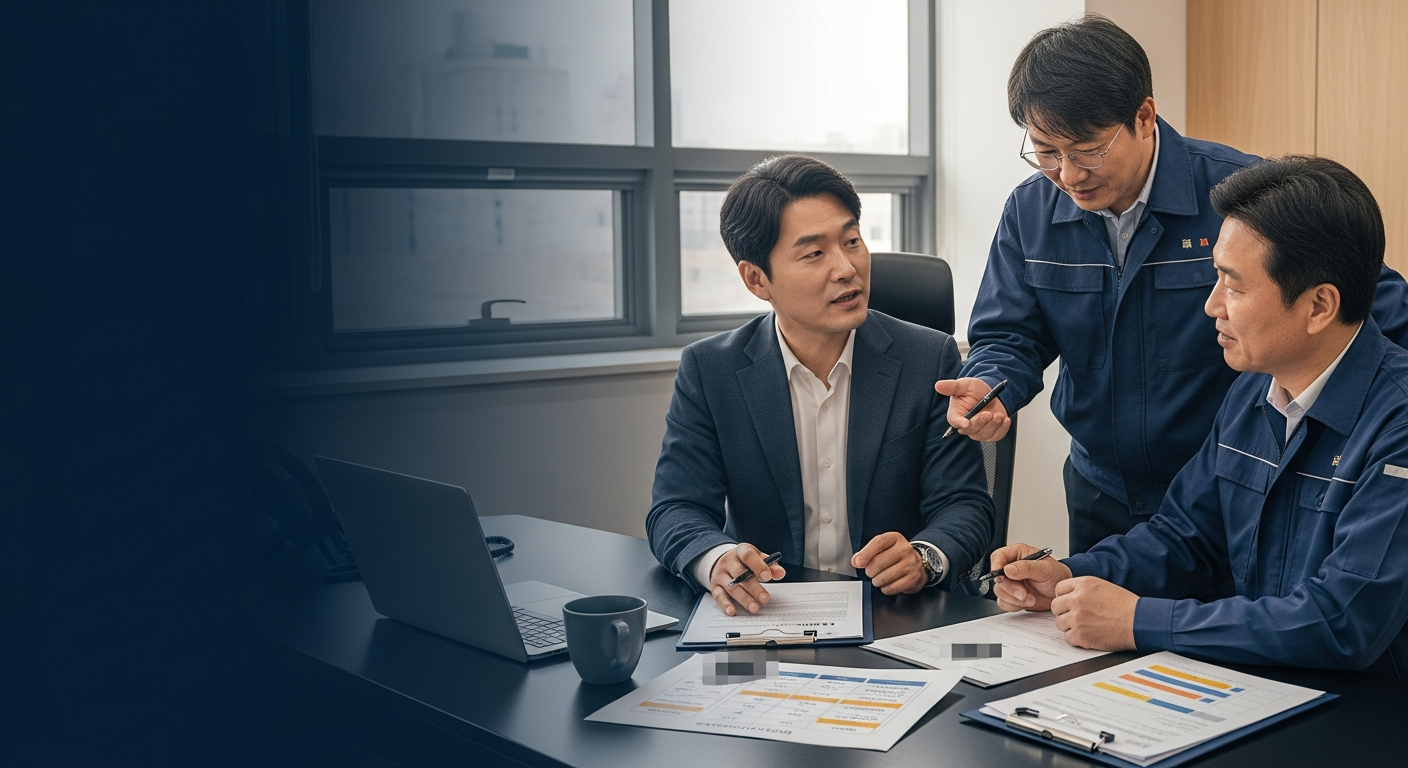 사회적기업 인증 서류와 조직 구조를 검토하는 실무 현장